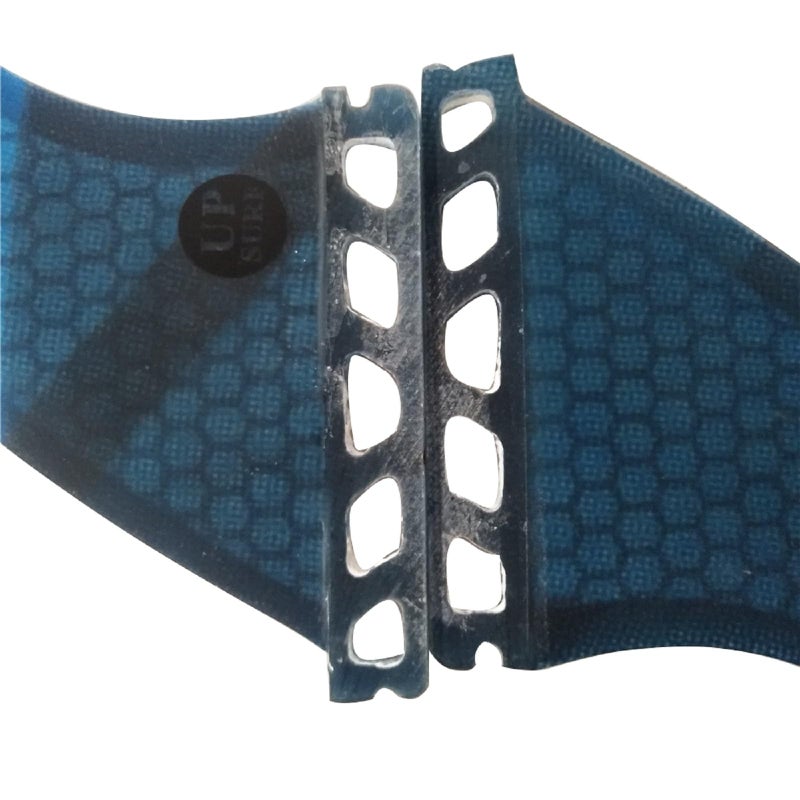 UP SURF Surfboard fin Single Tab Fin Medium Size, G5 tri Fin (Blue G5) - Image 5